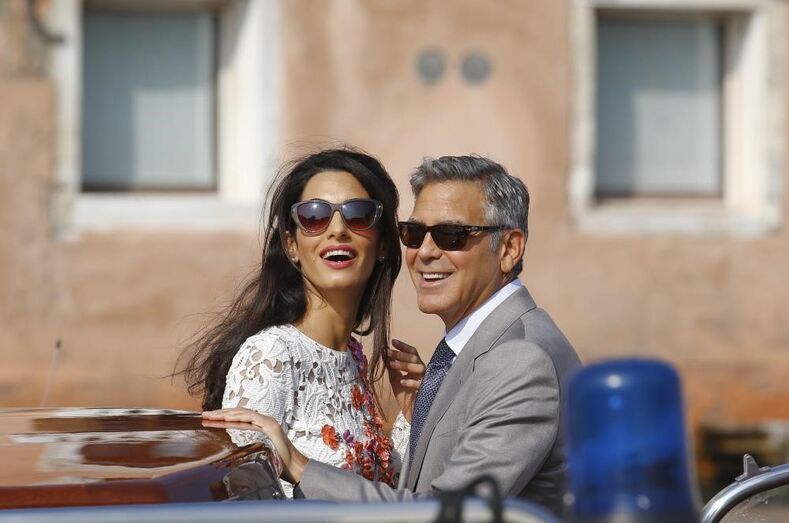 O casal Clooney