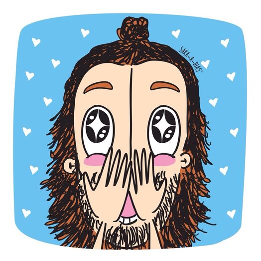 Artistas criam várias ilustrações de Salvador Sobral 