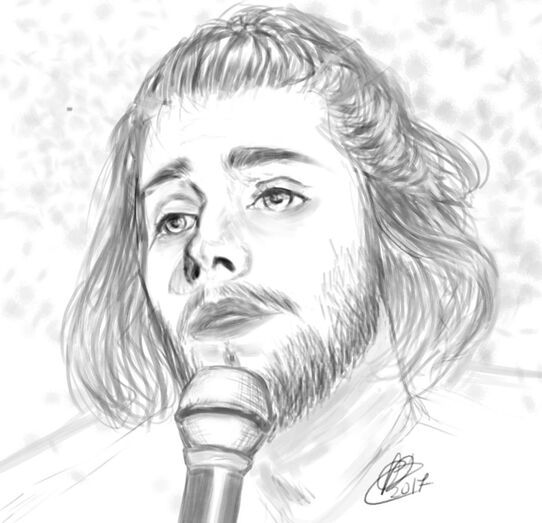 Artistas criam várias ilustrações de Salvador Sobral 