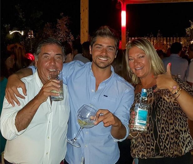 Lourenço Ortigão com a família