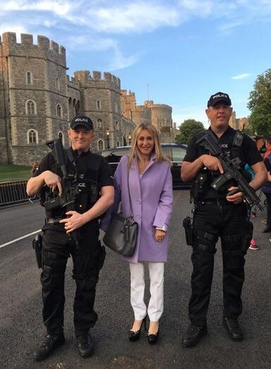 Os looks divertidos de Judite  em Londres 