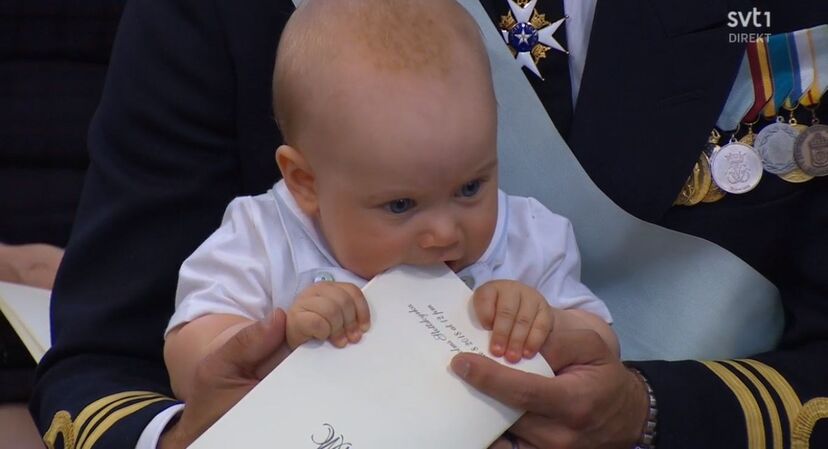 Batizado da princesa Adrienne da Suécia
