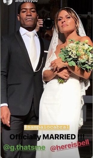 Maria Sampaio e Gonçalo Cabral já estão casados