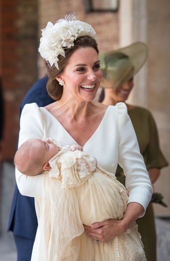 Kate Middleton batizado do príncipe Louis