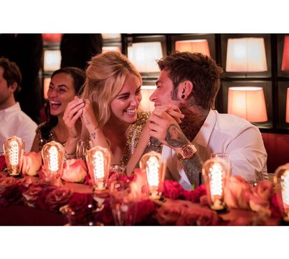 O jantar de ensaio de casamento de Chiara Ferragni e Fedez