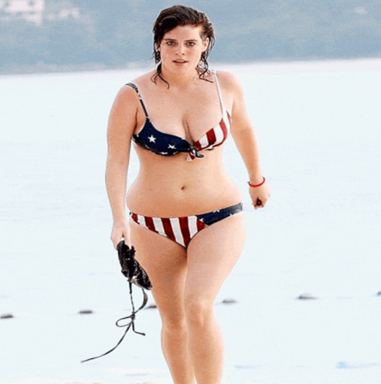 Princesa Eugenie: de gorda a magra