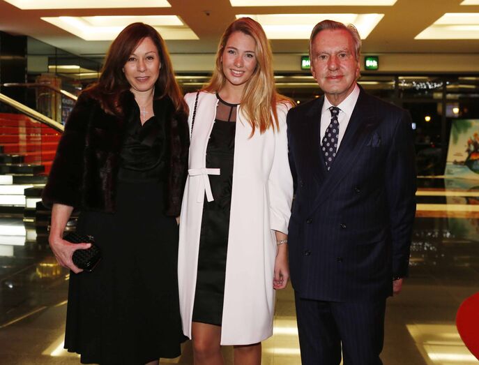 Mário Assis Ferreira e Ana Paula Santos com a filha, Inês