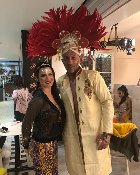 As imagens de Elma Aveiro a desfilar no Carnaval da Madeira