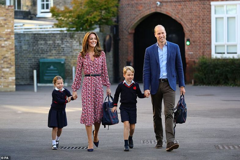 princesa charlotte, george