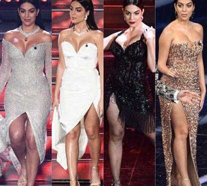 Uma fortuna em roupas e acessórios! Revelamos o guarda-roupa de luxo de Georgina Rodríguez em Sanremo