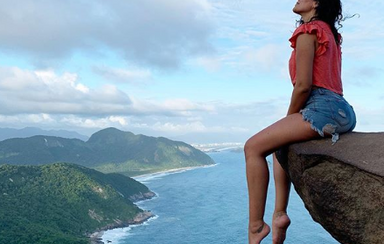 As fotos de Sofia Ribeiro no Brasil que estão a dar que falar